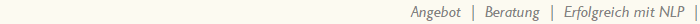 Angebot  |  Beratung  |  Erfolgreich mit NLP  |